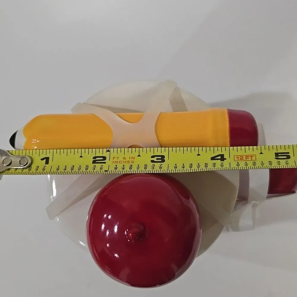 Rae Dunn #1 Teacher Gift Mug Apple Pencil‎ Lid Red Academia Coffee NWT